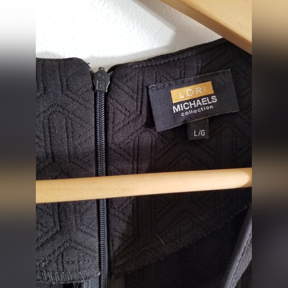 Knee Length Little Black Dress by Lori Michaels - size Large - Picture 2 of 8